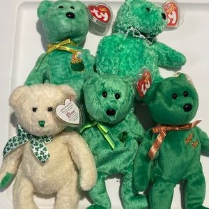 Ty beanie babies green themed St. Patrick’s Day Father’s Day 2004